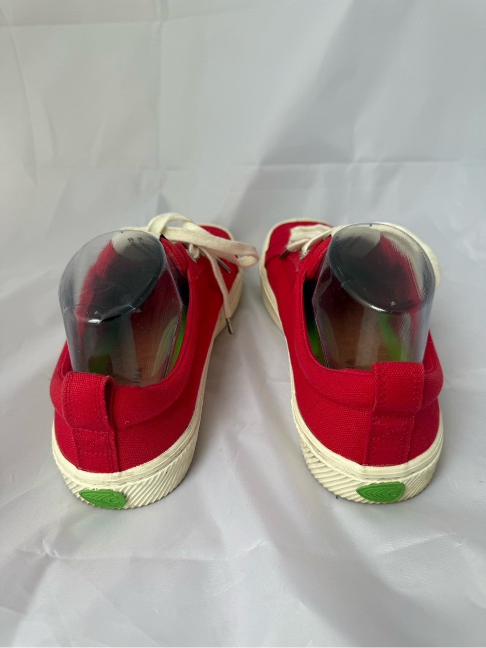 Cariuma OCA Low Red Canvas Sneakers Women’s 9.5 Sustainable Casual Shoes - Picture 5 of 10